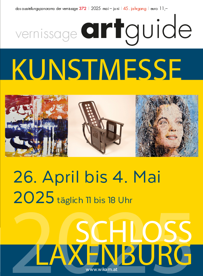 Aktuelle Ausgabe des Vernissage Art Guide