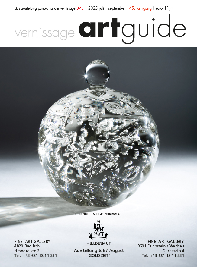 Aktuelle Ausgabe des Vernissage Art Guide