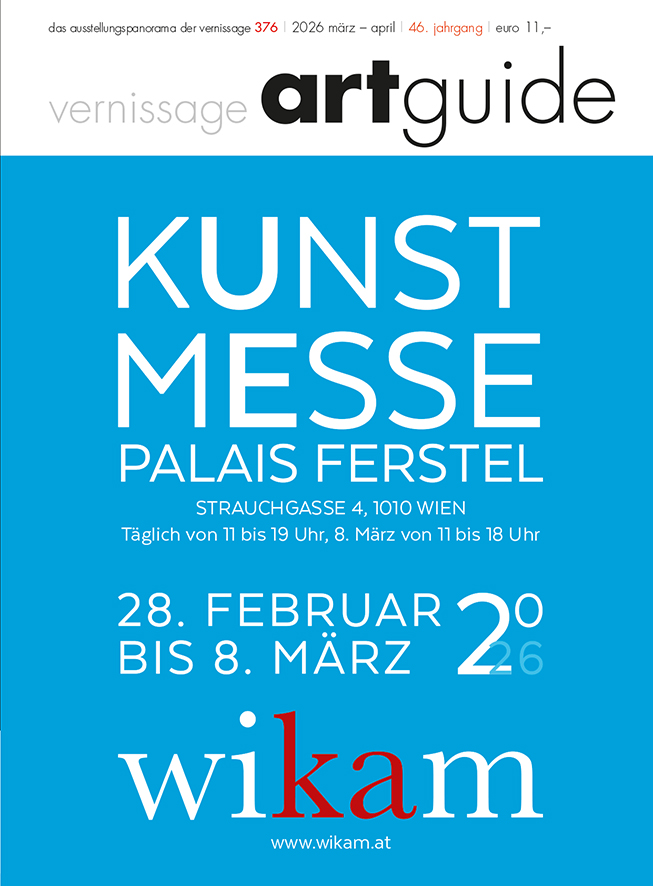 Aktuelle Ausgabe des Vernissage Art Guide