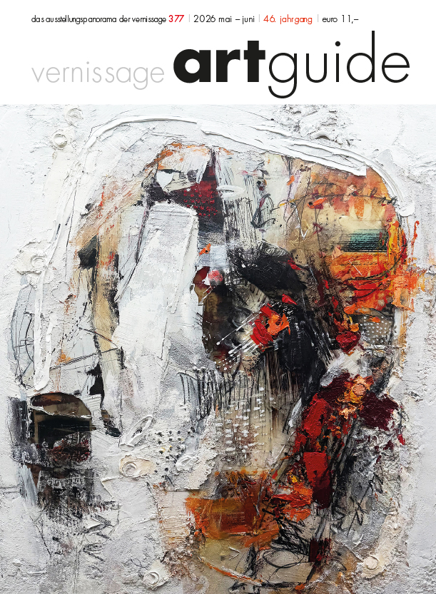 Aktuelle Ausgabe des Vernissage Art Guide